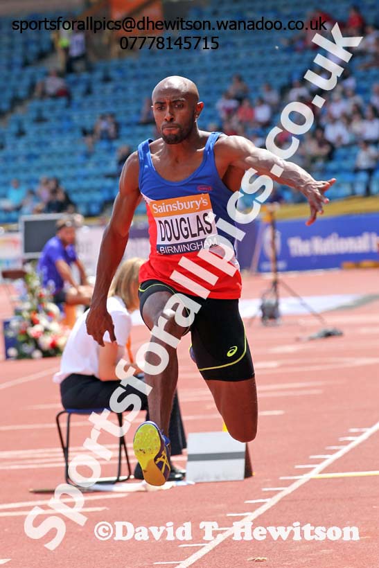 Mens triple jump, Sainsbury's British Champs, Alexander Stadium, Birmingham. Photo: David T. Hewitson/Sprts for All Pics